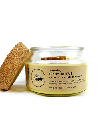 Spiced Citrus Coconut Wax Blend Candle